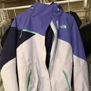 Double layer north face winter coat S